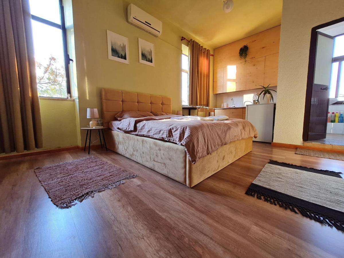 Ex-Block District Charming Studio Apartment With Treeish Sorrounding View! Tiranë Eksteriør bilde